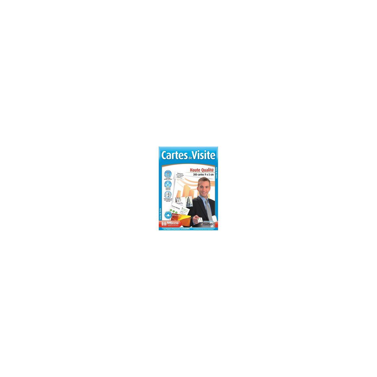 Papier créatif MICRO APPLICATION 300 cartes visite hte qualité (photo) Papier créatif MICRO APPLICATION 300 cartes visite hte qualité (photo)